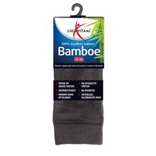 Foto van Lucovitaal Bamboe sok lang antraciet 35-38