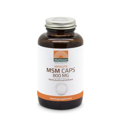 Mattisson MSM 800 mg 180 vcaps - Glucosaminen chondroitine MSM