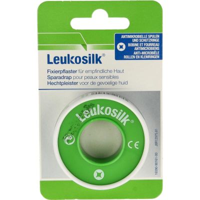 Leukosilk 1.25cm hangend 1 stuks - Pleisters