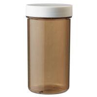Plastobel tabletfles bruin gedopt 110 ml