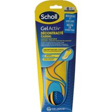 Foto van Scholl Casual gel activ inlegzolen maat S 35.5-40.5