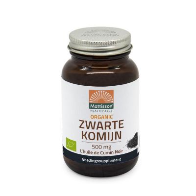 Mattisson Organic zwarte komijn 500 mg
