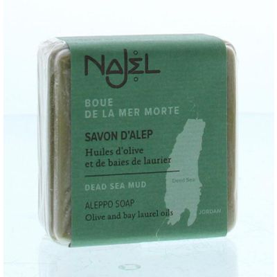 Najel Aleppo zeep scrub dode zee klei