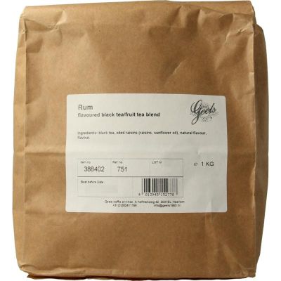 Geels Rum thee 1 kilogram - Thee