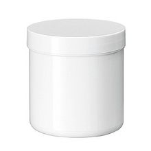 Foto van Zalfpot wit PP plastobel gedopt 200 ml