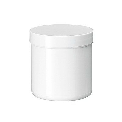 Zalfpot wit PP plastobel gedopt 200 ml 25 stuks - 