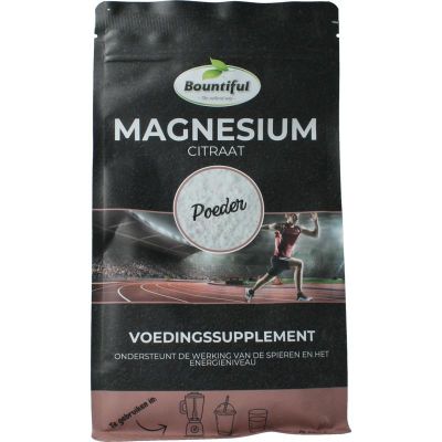 Bountiful Magnesium citraat poeder 500 gram - Mineralen enkel