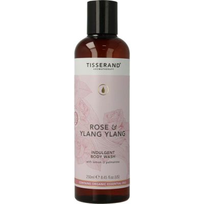 Tisserand Bodywash roos & ylang ylang