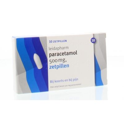 Paracetamol 500 mg Paracetamol 500 mg 10 zetpillen - Pijnstillers