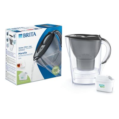 Brita Waterfilterkan Marella cool graphite+1 maxtra filt