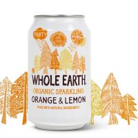 Whole Earth Sparkling orange/lemon