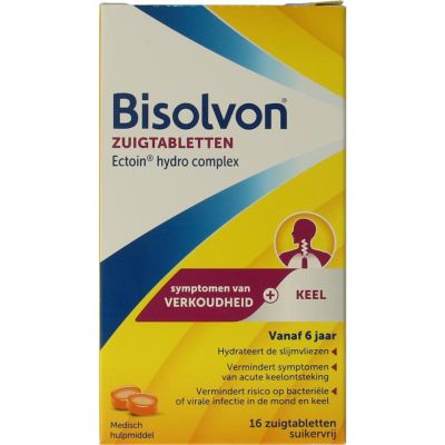 Bisolvon Zuigtabletten 16 zuigtabletten - Hoest