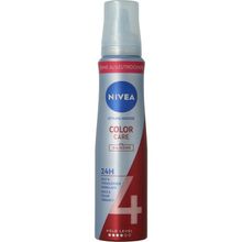 Foto van Nivea Hair care styling mousse color protect