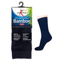 Lucovitaal Bamboe sok lang blauw 43-46