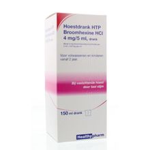 Foto van Healthypharm Hoestdrank broomhexine HCI 4 mg/5ml