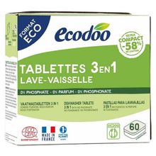 Foto van Ecodoo Vaatwas tabletten 3-in-1 geconcentreerd XL bio