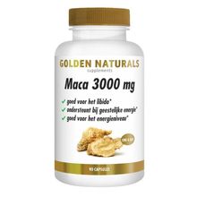 Foto van Golden Naturals Maca 3000mg