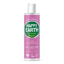 Foto van Happy Earth Pure showergel lavender ylang