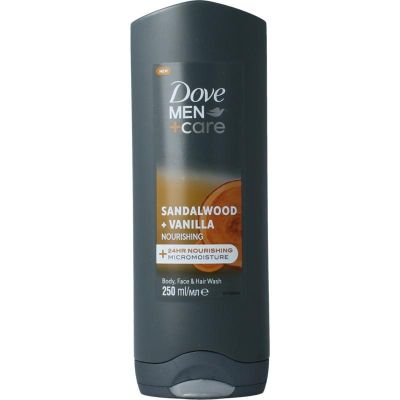 Dove Showergel men sandalwood & vanilla 55 Milliliter - Bad/douche