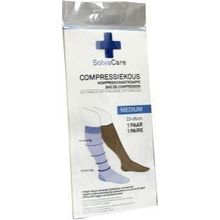 Foto van Solvacare Compressiekous beige M 23 - 26 cm