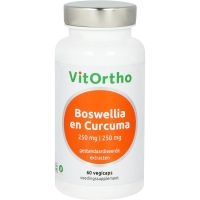 Vitortho Boswellia 250 mg en curcuma 250 mg