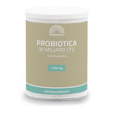 Mattisson Pre & Pro biotica 30 miljard CFU 125 gram - Probiotica