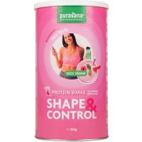 Purasana Shape & control protein shake aardbei/framboos