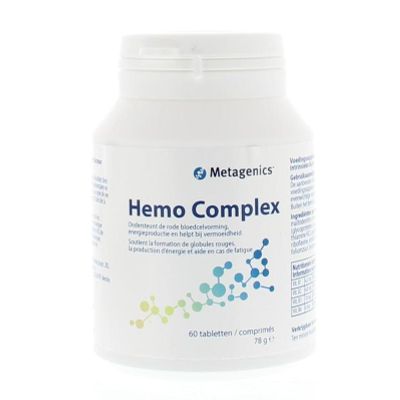 Metagenics Hemo complex 60 tabletten - Overige vitaminen/mineralen
