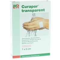 Curapor Transparant 7 x 5 cm steriel