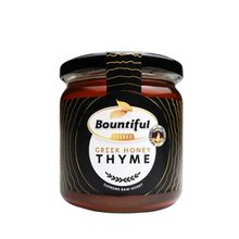 Foto van Bountiful Select Griekse rauwe honing thyme/tijm