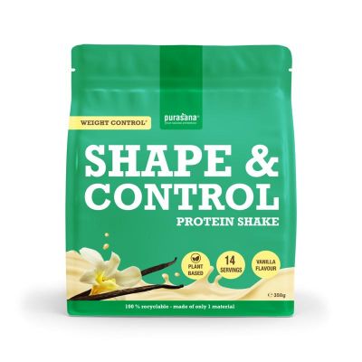 Foto van Purasana Shape & control plant protein vanille