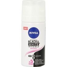 Foto van Nivea Men deodorant spray black & white mini