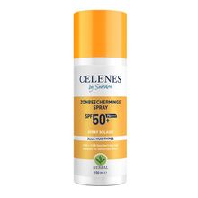 Foto van Celenes Herbal sunscreen spray all skintypes SPF50