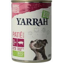 Foto van Yarrah Biologisch hondenvoer paté met varkensvlees