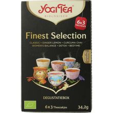 Foto van Yogi Tea Finest selection 3 x 6 stuks