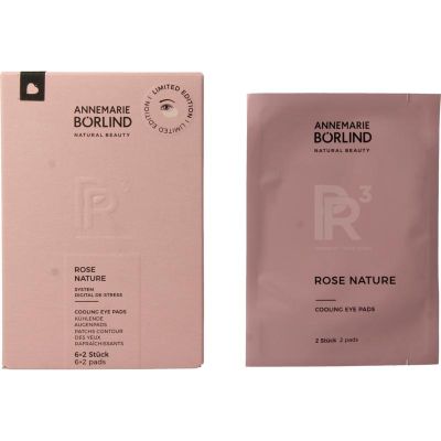 Foto van Borlind Rose nature eye pads 6 x 2 stuks
