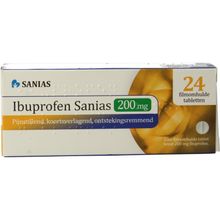 Foto van Sanias Ibuprofen 200 mg