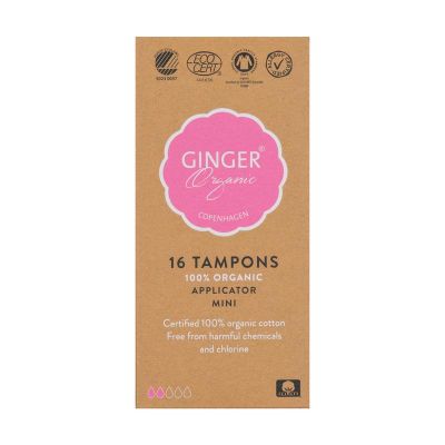 Ginger Organic Tampon mini met applicator