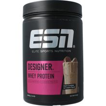 ESN Designer whey protein dark cookies & cream Foto van ESN Designer whey protein dark cookies & cream