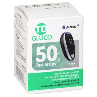 Foto van HT One teststrips TD glucose