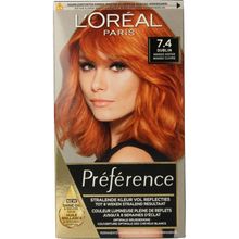 Foto van Loreal Feria preference 7.4 Dublin mango koper