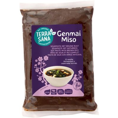 Terrasana Genmai miso eko Terrasana Genmai miso eko 400 gram - Overig reform/levensmiddelen