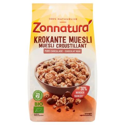 Zonnatura Krokante muesli chocolade bio