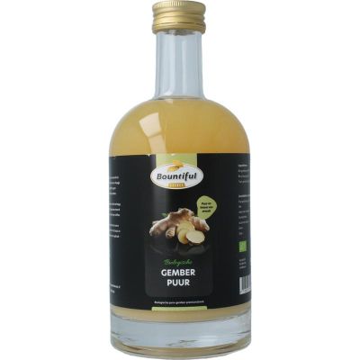 Bountiful Gember sap puur bio Bountiful Gember sap puur bio 500 Milliliter - Dranken