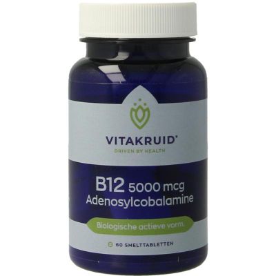 Vitakruid B12 Adenosylcobalamine 5000 mcg 60 tabletten - Vitamine enkel