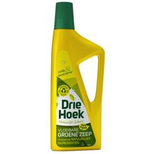 Foto van Driehoek Vloeibare groene zeep