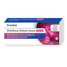 Foto van Diclofenac kalium 12.5 mg