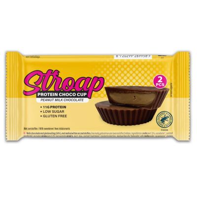 Foto van Stroap Protein peanut butter cup milk chocolate