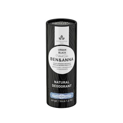 Foto van Ben & Anna Deodorant urban black papertube