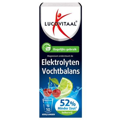 Lucovitaal Elektrolyten dagelijks gebruik Lucovitaal Elektrolyten dagelijks gebruik 10 bruistabletten - Overige vitaminen/mineralen